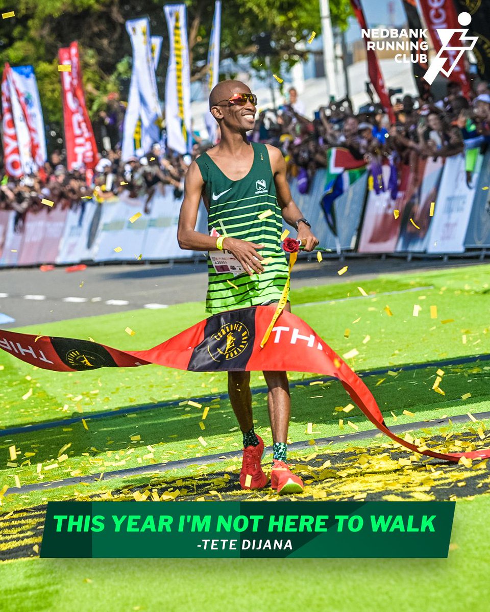 Redemption for Tete. 👏 #ComradesMarathon #NedbankRunningClub