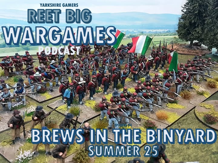 It's Brews in the Binyard time when I'm joined on the Yarkshire Gamers Reet Big #Wargames Podcast by Alex Sotheran and Iain McDonald <a href="/flagsofwar/">Flags of War</a> to dissect the hobby and draw the World Cup available on all #Podcast hosts
#tabletopgaming #wargaming #hobby #history