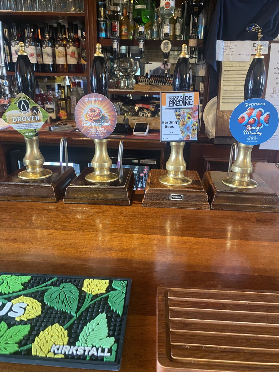 Real Ale House (@mallard_worksop) on Twitter photo #RealAle on Sunday:
<a href="/WishboneBrewery/">WishboneBrewery</a> Drover
<a href="/PentrichBrewing/">Pentrich Brewing Co</a> Going Missing
<a href="/Torrside/">Torrside Brewing</a> Herding Bees &
<a href="/PentrichBrewing/">Pentrich Brewing Co</a> Soul Doughnut
Plus ciders from @WestonsCiderMil & <a href="/lilleyscider/">Lilley's Cider</a>
Card payments accepted
Outdoor seating available
Open 12-10.30pm
Please repost #RealAle on Sunday:
<a href="/WishboneBrewery/">WishboneBrewery</a> Drover
<a href="/PentrichBrewing/">Pentrich Brewing Co</a> Going Missing
<a href="/Torrside/">Torrside Brewing</a> Herding Bees &
<a href="/PentrichBrewing/">Pentrich Brewing Co</a> Soul Doughnut
Plus ciders from @WestonsCiderMil & <a href="/lilleyscider/">Lilley's Cider</a>
Card payments accepted
Outdoor seating available
Open 12-10.30pm
Please repost