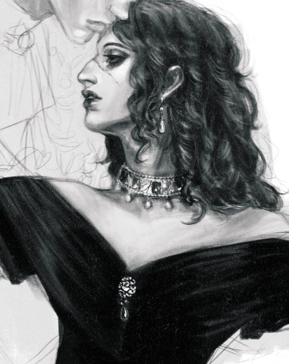 tbh this just makes me miss that time in 2023 when all I drew was pretty dress and pearl earring
