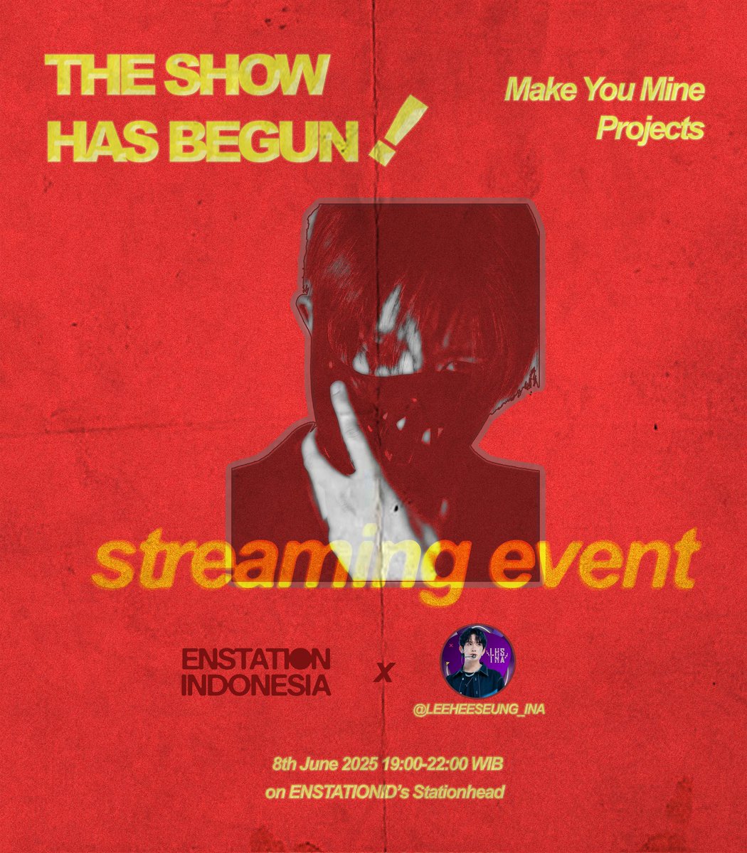LEEHEESEUNG_INA's tweet photo. 𝙏𝙃𝙀 𝙎𝙀𝘾𝙊𝙉𝘿 𝙎𝙃𝙊𝙒 𝙃𝘼𝙎 𝘽𝙀𝙂𝙐𝙉
𝘴𝘦𝘷𝘦𝘯 𝘨𝘶𝘢𝘳𝘥𝘴 𝘢𝘳𝘦 𝘩𝘦𝘳𝘦 𝘵𝘰 𝘨𝘢𝘵𝘩𝘦𝘳
Mari tunjukkan dukungan kita untuk ENHYPEN dengan streaming party bersama @enstationid malam ini!
⚔️ second guard: @LEEHEESEUNG_INA
🗓️ : 8 Juni 2025
⏰ : 19.00-22.00
🔗 : https://t.co/8jzmVSXLJM
Ajak mutual kamu sekarang juga dan jangan lewatkan keseruannya ❤🔥
ENGENE INA STREAMING
#ENGENEINAStream #StreamForENHYPEN #ENHYPEN #BadDesire #DESIRE_UNLEASH