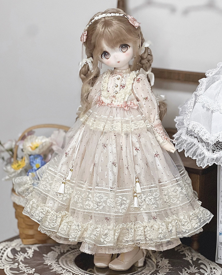 コレクターズドール 薄茶色ドレス 入荷情報】 DOLKSELECTより、20cm級/40cm級ドール用お洋服