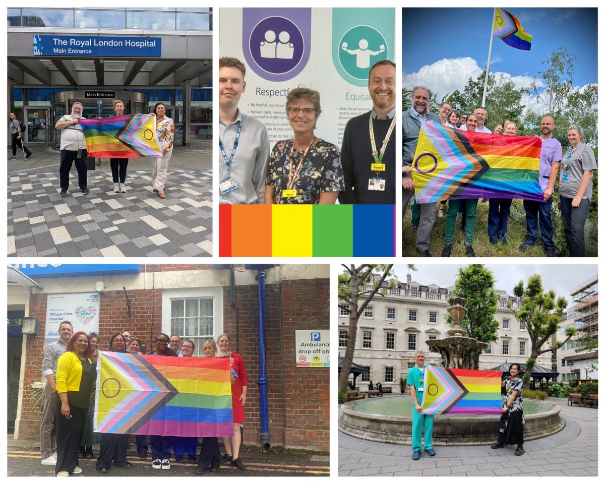 Happy Pride Month from all of us at Barts Health! 🌈 

We’re proud to celebrate our LGBTQ+ staff, patients and community and stand for equality, inclusion and visibility across all our hospitals and offices.

Check out our LGBTQ+ network leads flying the Pride Progress Flag 👇
