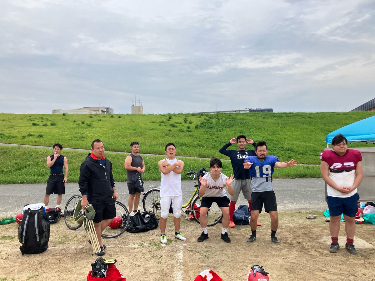 本日も練習でした！
メンバーもどんどん増えてます！

もうすぐ試合！
頑張りましょう！

#アメフト
#JPFF
#アグレッサーズ