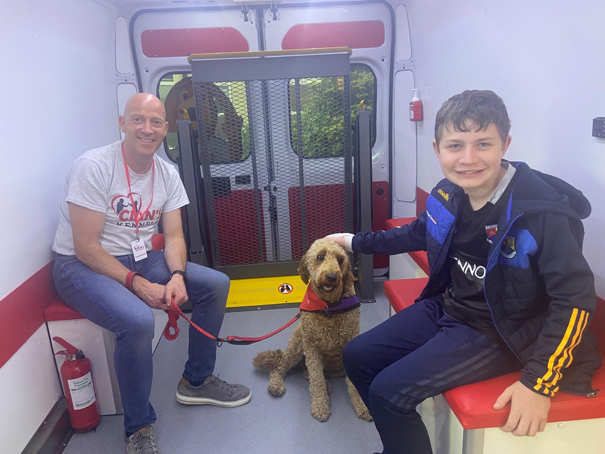 The Mobile Unit was home to a happy Ruadh lately who thoroughly enjoyed soaking up the cuddles she received when she was on Therapy Dog Duty! ❤️
#CiansKennels #SmilingFaces #WaggingTails