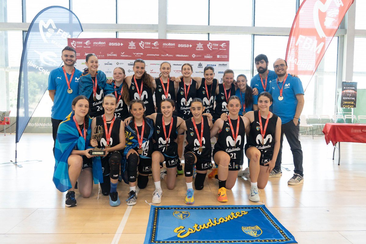 Movistar Estudiantes (@movistarestu) on Twitter photo Ayer nuestras girls in black fueron campeonas del Campeonato infantil de primer año. 🖤 🏆 #cantera
¡Enhorabuena chicas! 👏
📷 <a href="/FBMadrid/">Fed. Bcto. de Madrid</a> Ayer nuestras girls in black fueron campeonas del Campeonato infantil de primer año. 🖤 🏆 #cantera
¡Enhorabuena chicas! 👏
📷 <a href="/FBMadrid/">Fed. Bcto. de Madrid</a>