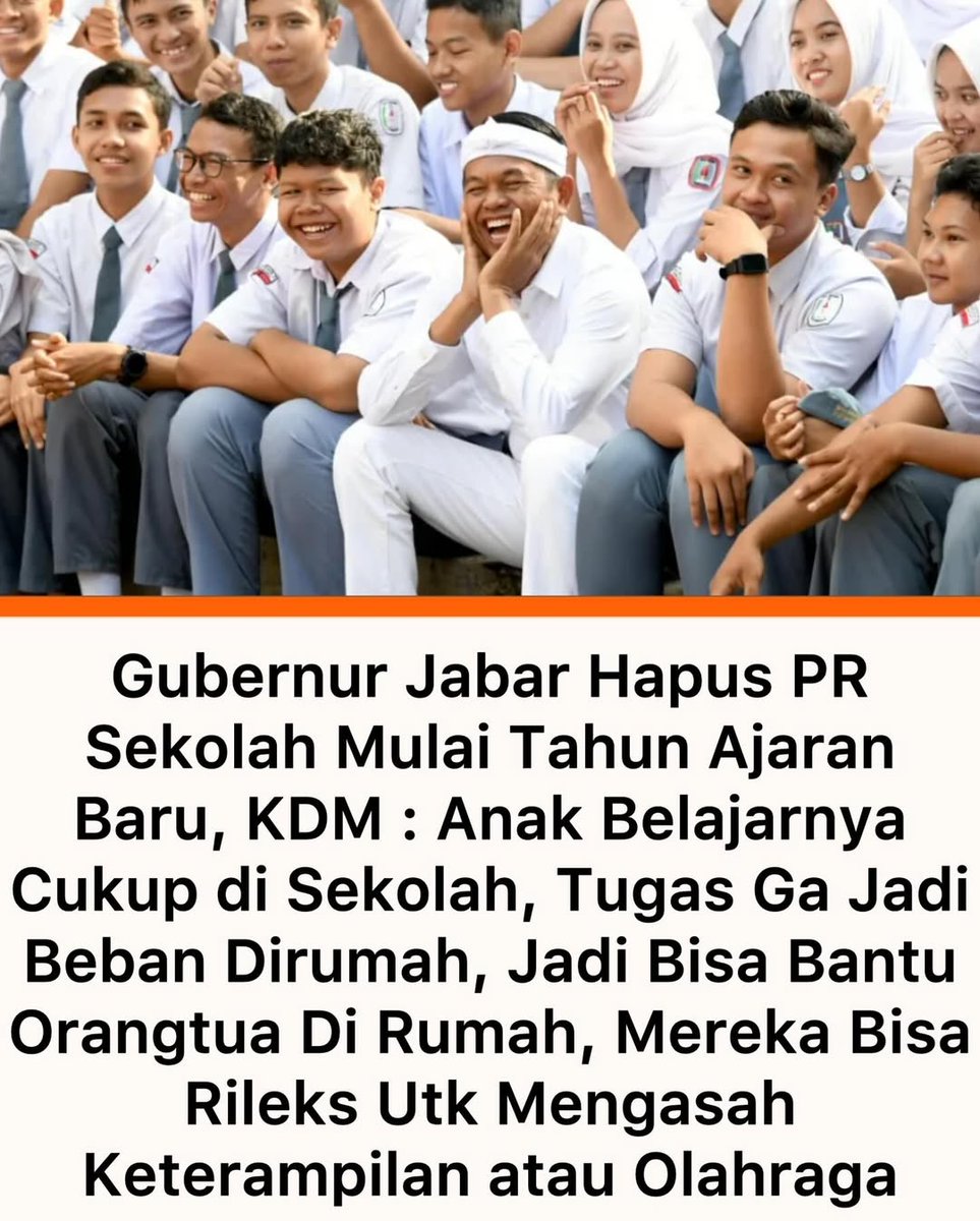 Lagian anak jaman sekarang kalo ada PR yang kerjain orang tuanya, ini mah ajang persaingan antar ortu bukan anak lagi😭😭

semoga beneran dihapus bukan diganti jadi "home work"😹🤏