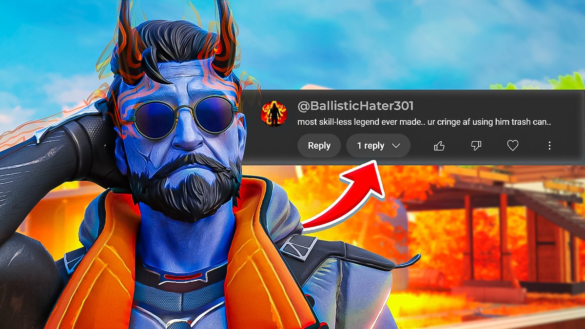 🟠 NEW VIDEO 🟠
Addressing the ballistic hate... 

Does he deserve it? 
How would I nerf him? 
Do I suck at apex legends? (yes)

Find out below! (I'll also be live in 30 minutes from this post going up!) 
(youtu.be/xdpTxtxk3F8)