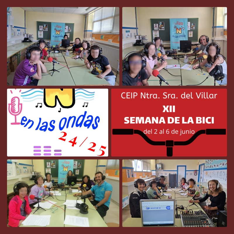 ColeNSVillar's tweet photo. #RadioEscolar La Nava en las Ondas 🎙️
#Podcast 5ºB, 6ºC, 4ºC y 3ºC: XII #SemanaDeLaBici
Entrevistas 🎧 a Guillermo Prieto @guilletornado , Daniel Cavia @NanoCavia y Diego Blas #CicloHome
https://t.co/M8ktUGFRzB
#LaRadioNosUNE #SelloVidaSaludable #PIERES @RadioEscolarVLL https://t.co/9xWM9I3npy