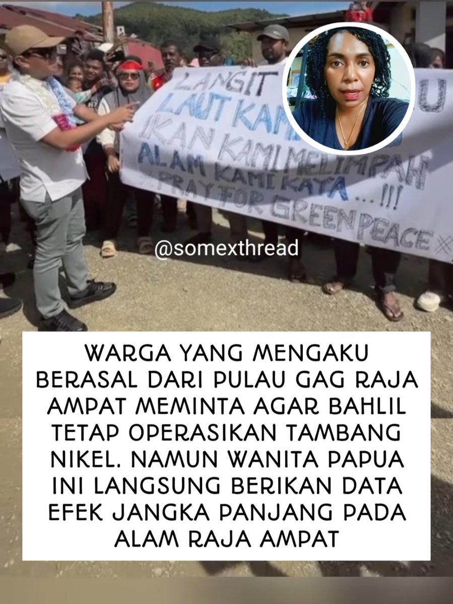 Gemes banget sama orang-orang yang bilang raja ampat baik-baik saja, apalagi mereka ngaku" warga asli sana☺️🤏

dibayar berapa ya tuh orang "asli" raja ampat🤔