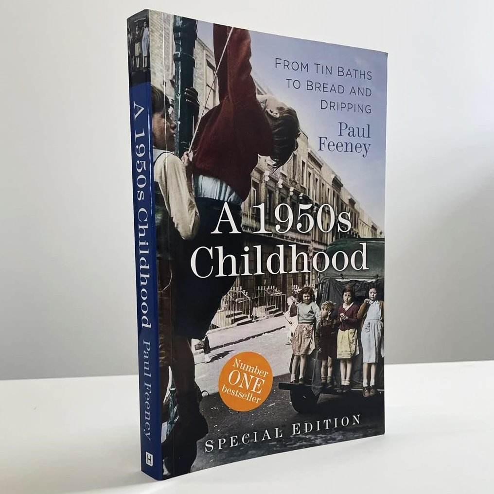 Gift idea book for Father's Day, Sunday 15 June.
'A 1950s Childhood' by Paul Feeney
Memories of British way of life in the 1950s.
#nostalgia #fathersday