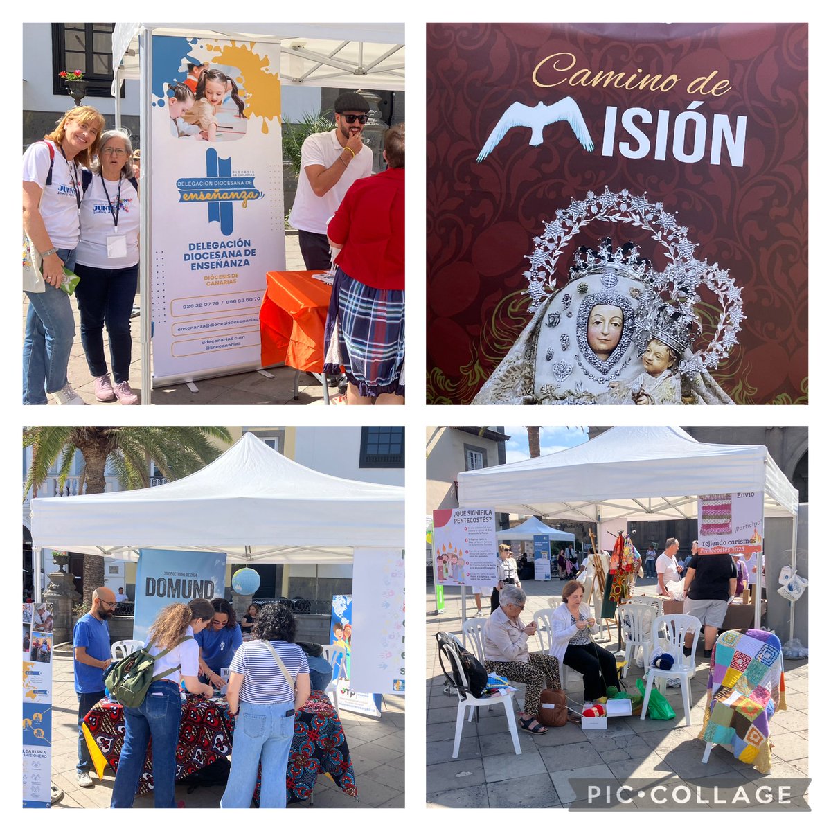 La Delegación de Enseñanza celebrando Pentecostés junto a toda la Diócesis #ReliCanarias #Pentecostés #DiocesisDeCanarias