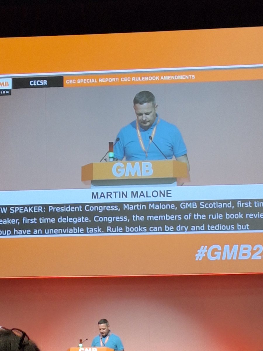 teresawill79's tweet photo. Martin Malone, 1st time Delegate, 1st time speaker #gmb25 #gmbscotland https://t.co/yrWXVuI63C