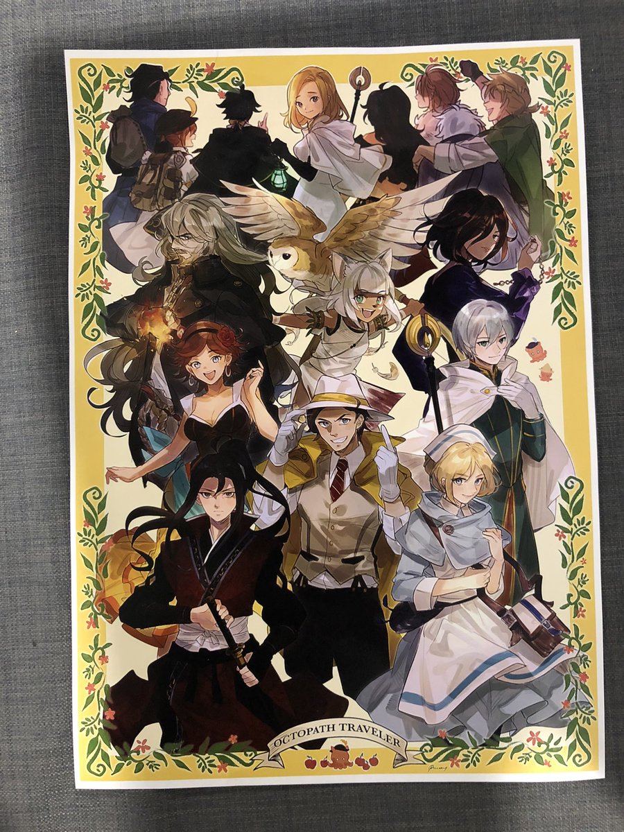KthRam (@kth_ram) on Twitter photo Got this incredible Octopath poster from <a href="/AuraPaladin/">Aura Australis</a> made by the talented <a href="/konpeitopanic/">PRINCEY 🐙🔜 SMASH sydney 1.C.01</a>
Love it so much thank you Aura for gifting it to me ❤️ will be a permanent staple on the wall next to my PC Got this incredible Octopath poster from <a href="/AuraPaladin/">Aura Australis</a> made by the talented <a href="/konpeitopanic/">PRINCEY 🐙🔜 SMASH sydney 1.C.01</a>
Love it so much thank you Aura for gifting it to me ❤️ will be a permanent staple on the wall next to my PC