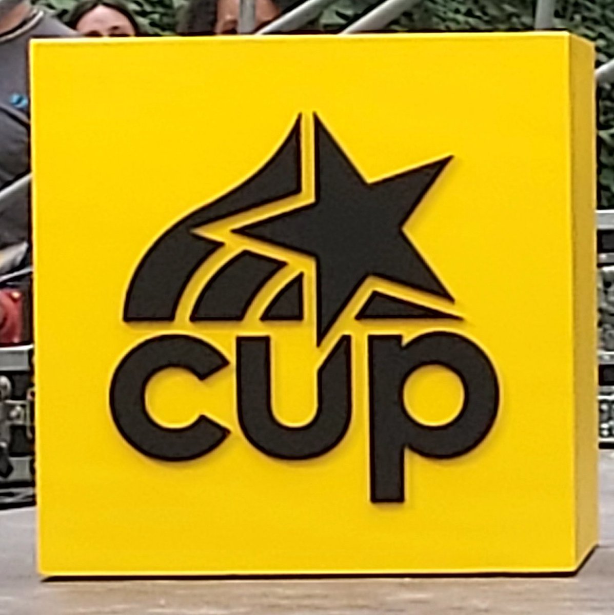 Som aquí ✊️ per continuar,  per guanyar, per construir país #TerraFuturLlibertat 
#Independència #EcoSocialisme #Feminisme