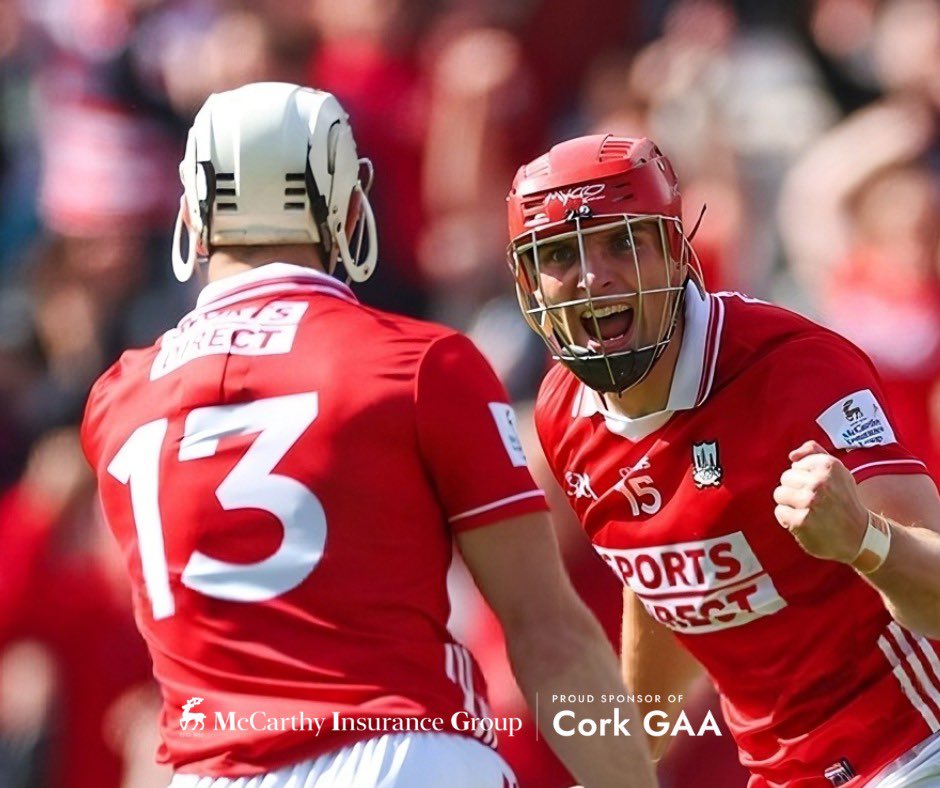 mig_ie's tweet photo. What a night.
From first whistle to final penalty, @OfficialCorkGAA showed heart, hunger &amp; belief.
A Munster Final for the ages — and a proud moment to stand beside the Rebels.
McCarthy Insurance Group Proud sponsor of Cork GAA 🔴⚪
#CorkGAA #MunsterChampions https://t.co/VmBPNE7Buj