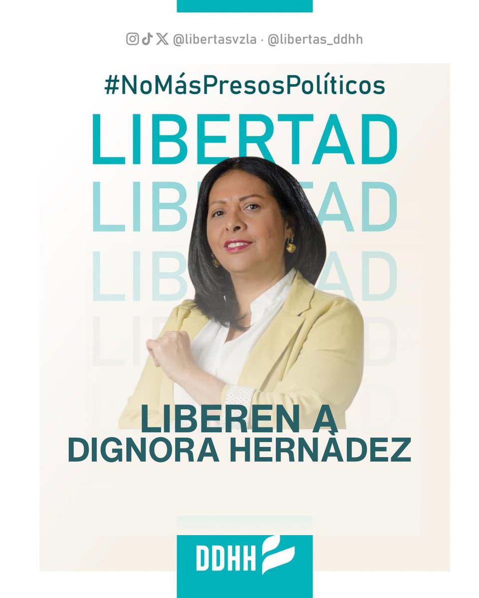 Mi querida amiga <a href="/DignoraHernandz/">Dignora Hernández C.</a> cuánto extraño sus mensajes , y sus consejos políticos. Una mujer valiosa. #NoPodemosSerMediasTintas su Lema. #Libertad para #Dignora siempre contigo. #CuantosNosFaltan #MuchosMas