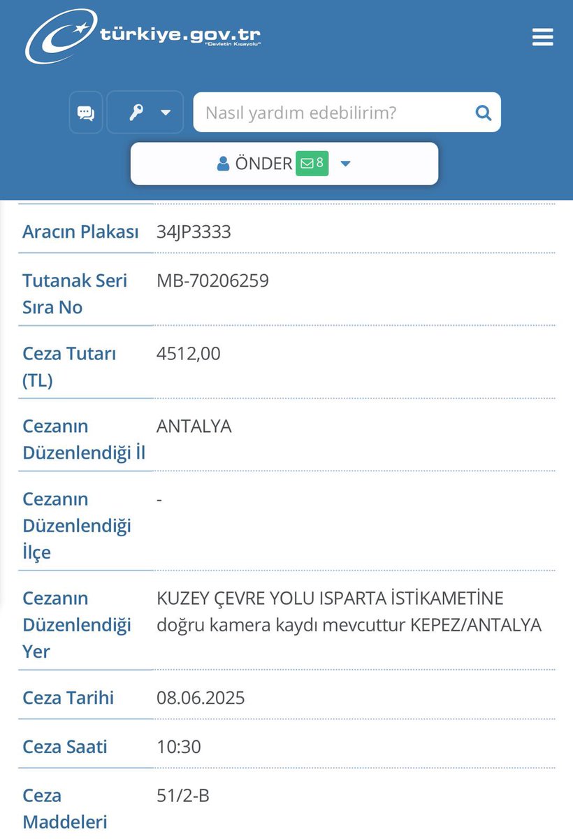 130 km/s + %10 toleransla 143 km/s olduğu dört şeritli çevre yolunda, çok kısa bir mesafede hız sınırının aniden 100 km/s’ye düşmesi ve bu noktada, ceza kesilmesi kabul edilebilir mi? Üstelik radar uyarı tabelası da bulunmamaktadır.

Sayın <a href="/AliYerlikaya/">Ali Yerlikaya</a>, bu tuzak değilse nedir?