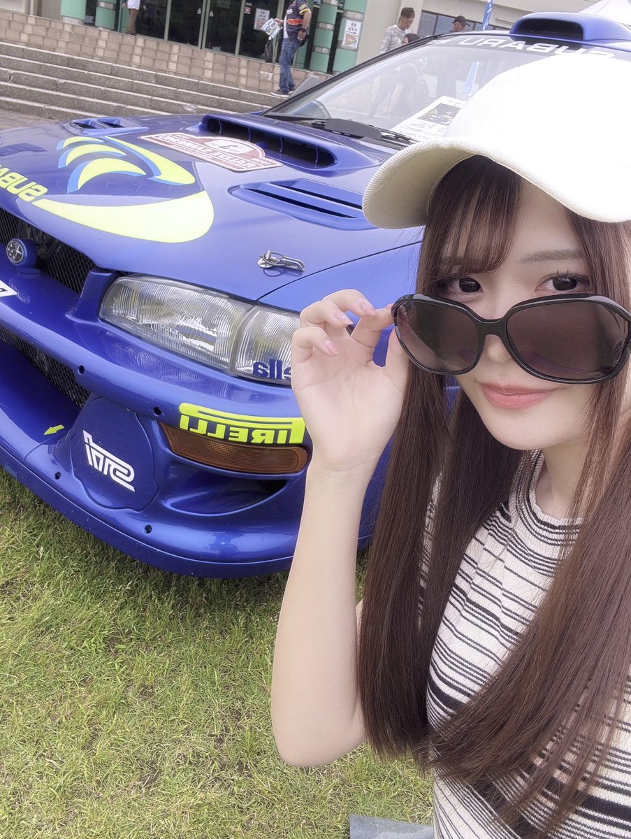 WRCカーと撮れたの！📸✨️
かっこよかった\(´°v°)/

#モントレー2025 
#全日本ラリー