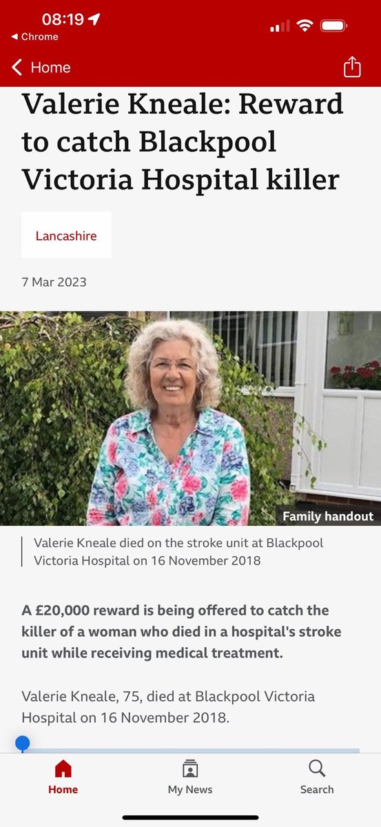 peterstopcrime's tweet photo. Didn’t know about this story did you, the work of one of our NHS helpers ? 

Raped to Death, while receiving medical treatment in a Hospital.

A member of staff was arrested but never charged ….

A murder investigation was launched after post-mortem tests found she had died from a haemorrhage caused by a non-medical related internal injury.