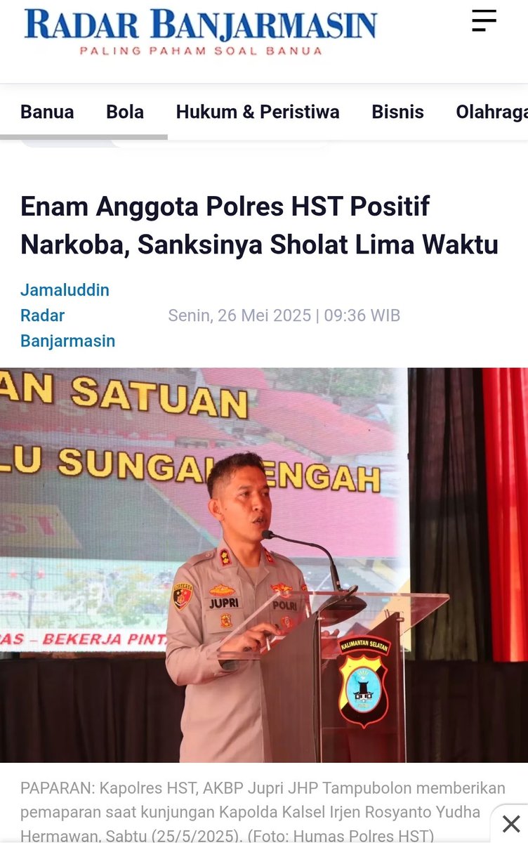 Disuruh solat hukumannya?

Solat kok hukuman