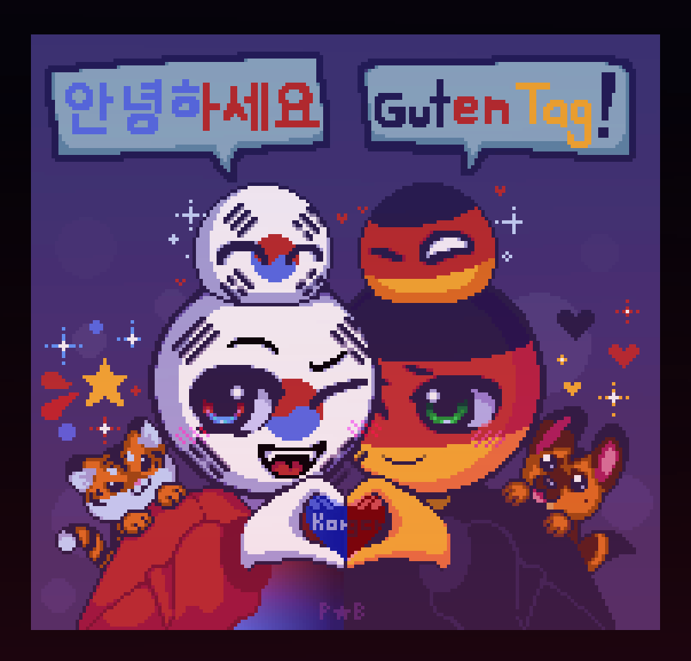 VoiSunflower's tweet photo. KORGER! 🫶💖
@IfYouReHaPyCLAP
✨🇰🇷x🇩🇪✨

#countryhumans #countryhumanskorger #countryhumanskorea #countryhumansgermany #カントリーヒューマンズ #컨트리휴먼 https://t.co/GUHZrvSejy
