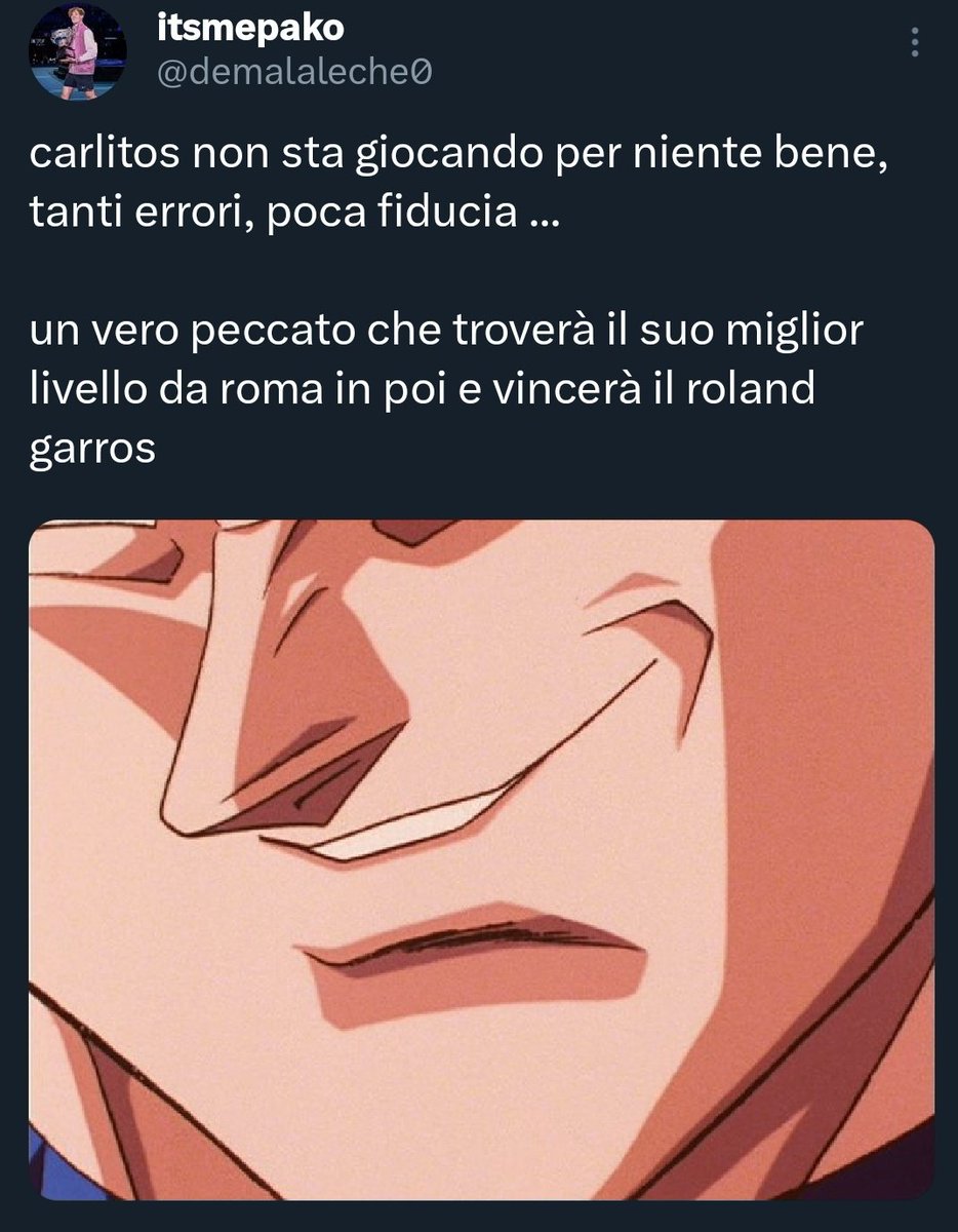 tweet scritto per gufare invecchiato malissimo, destino già segnato

congratulazioni @/carlitos