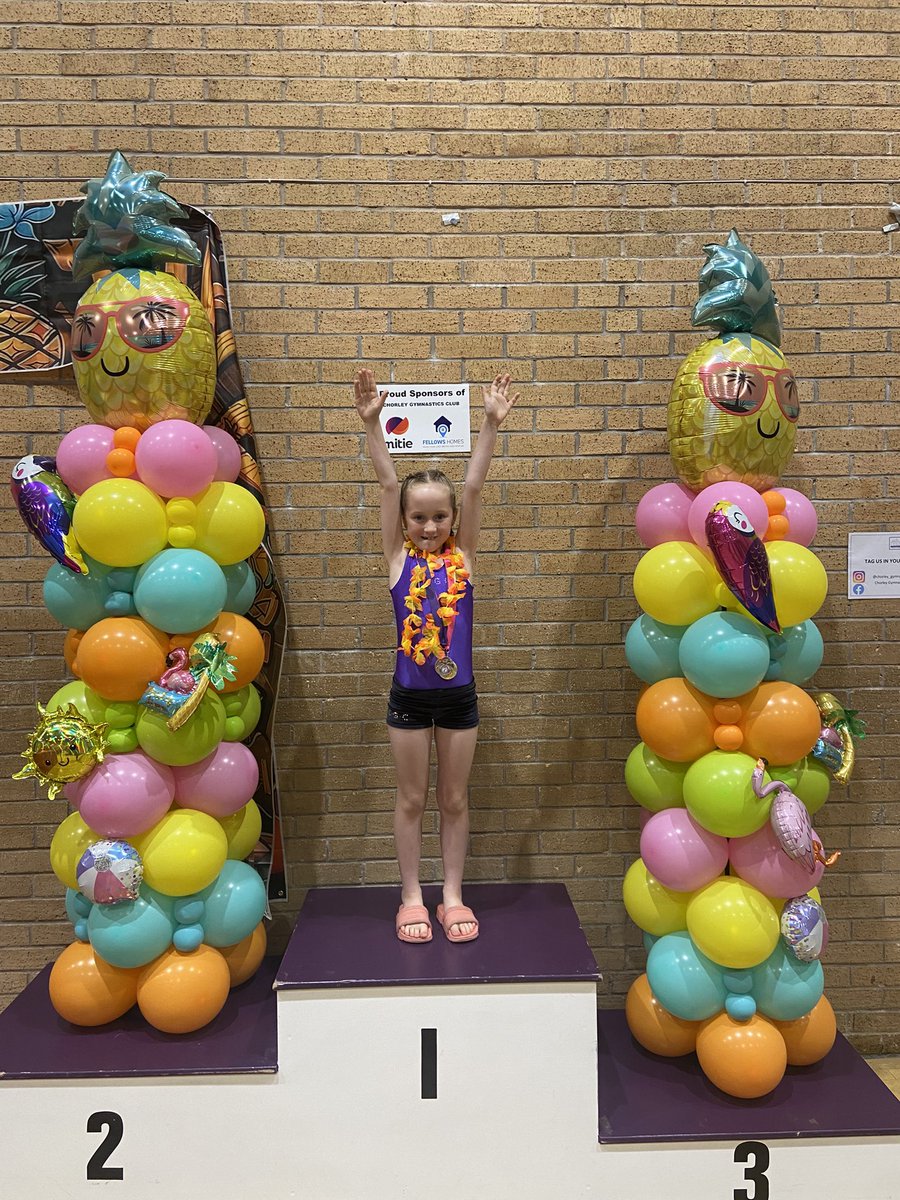 She's absolutely smashed this weekend out of the park 

Gymnastics yesterday and comes home with the silver medal 

Football today a goal and parents player of the match 

🥳