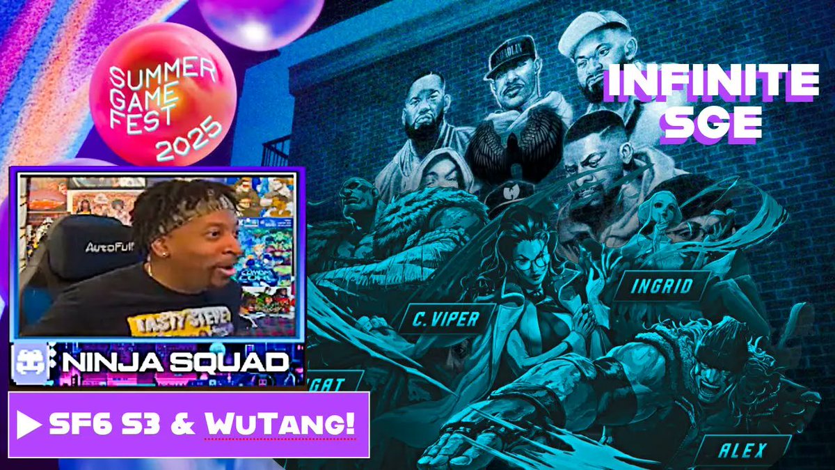 The fact that Summer Games Fest showed us a new season of SF6 characters  &amp; a new Wu-Tang game is wild work!! I guess the event wasn't that  bad at all!! Lets check out the new trailers from the event!!

youtu.be/R20TJ4n8yAc