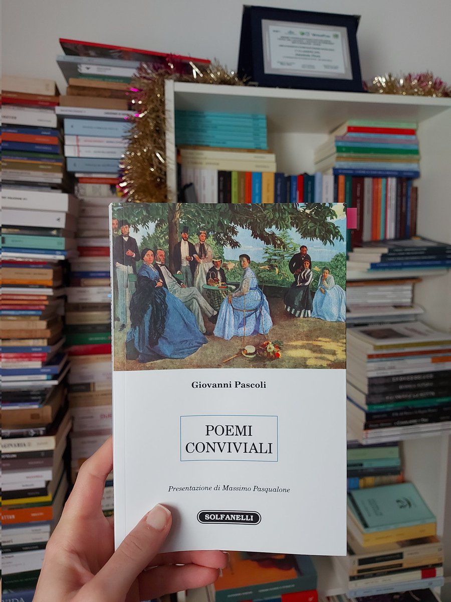 «Ed anche tu vi cadi,
cadi nel quieto vortice del nulla.»
Giovanni Pascoli, Poemi conviviali

<a href="/ESolfanelli/">Edizioni Solfanelli</a> 
Presentazione di Massimo Pasqualone
Carmina, 5
Pagg. 176
❤️