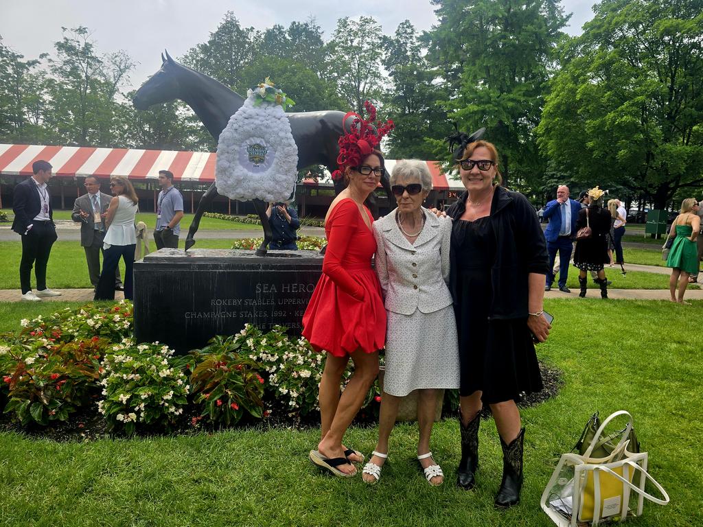 HeatherMammen's tweet image. A little Paddock time at Toga on Belmont day.