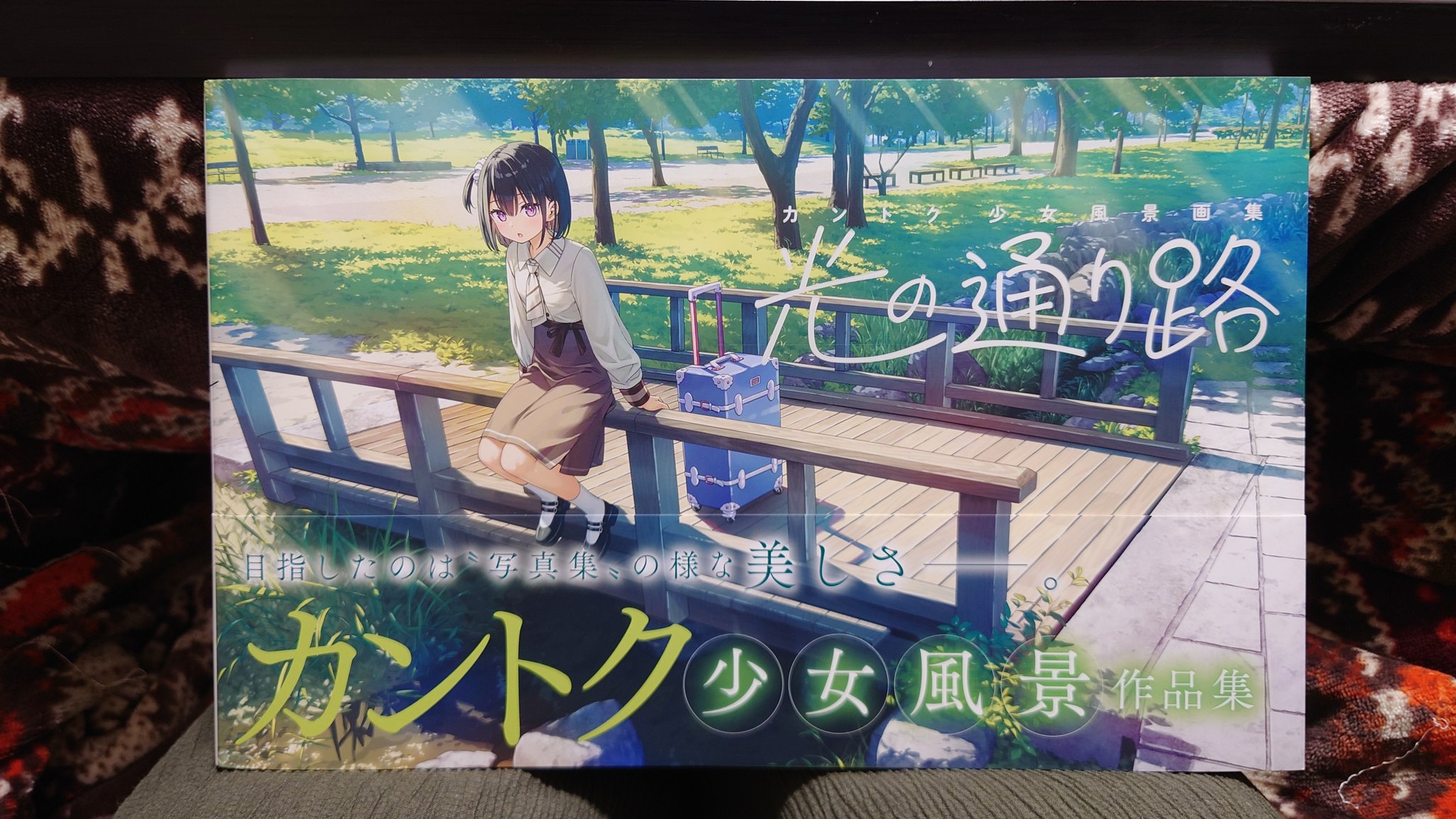 カントク 少女風景作品集 光の通り路 直筆サイン入り カントク 少女風景画集『光の通り路』 | アールジュネス・軸中心