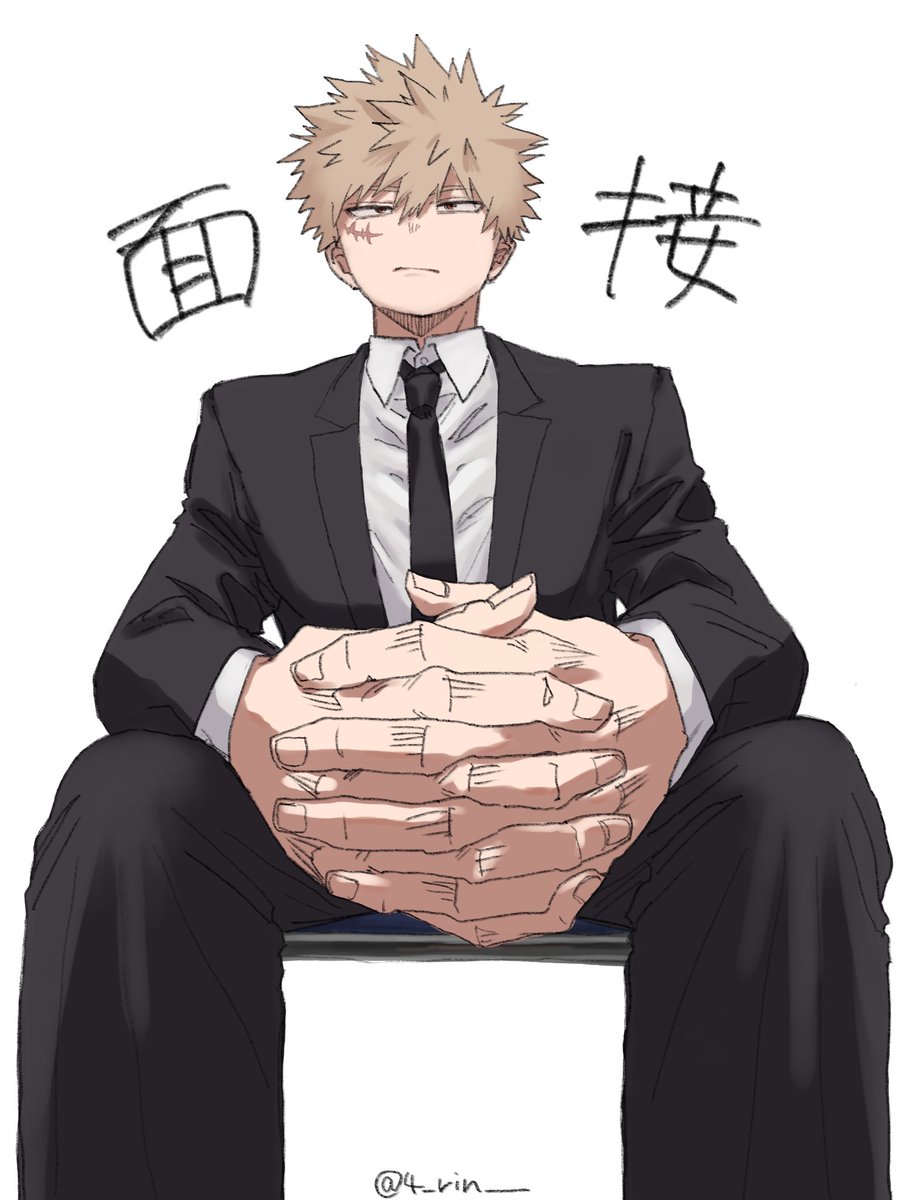 4_rin__'s tweet image. スーツ勝己