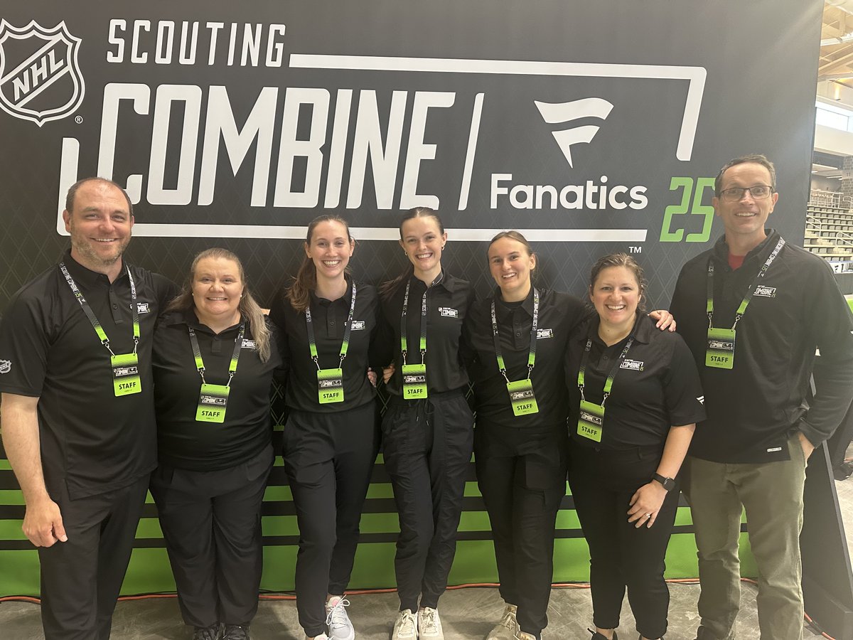 Buffalo_AT's tweet image. Another unique opportunity! AT faculty and students assisted with the 2025 NHL Scouting Combine held in Buffalo. We ran the Vo2 max and wingate stations for these elite athletes. Another amazing opportunity for our program to be involved in! #UBuffalo #UBSPHHP #NHL #NHLCombine