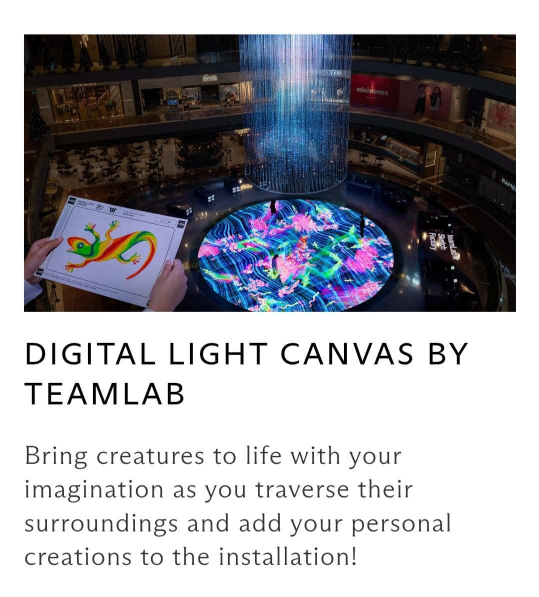 📢 Multiple Exclusive Attractions at MBS Singapore worth upto &gt;=₹27000 for FREE 🥳

👑Super Exclusive Thread🧵

🎟️2A+2C Tickets (Off Peak-Peak)
⛩️MBS Skypark Observation Deck: S$110-126
🎭Art n Science Museum: S$183-197
🛶Sampan Boat Rides: S$44-60
🪅Digital Light Canvas by