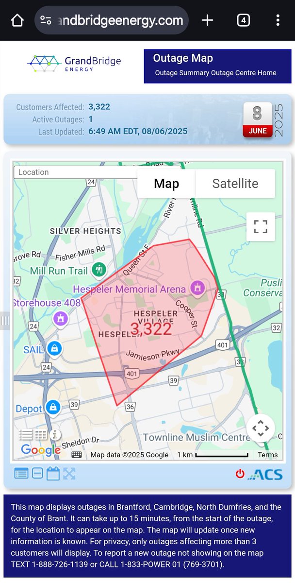 Power. Outage in a pocket of #hespeler this morning. Might be restored by 10am. 
<a href="/HespelerBuzz/">HespelerBuzz</a>