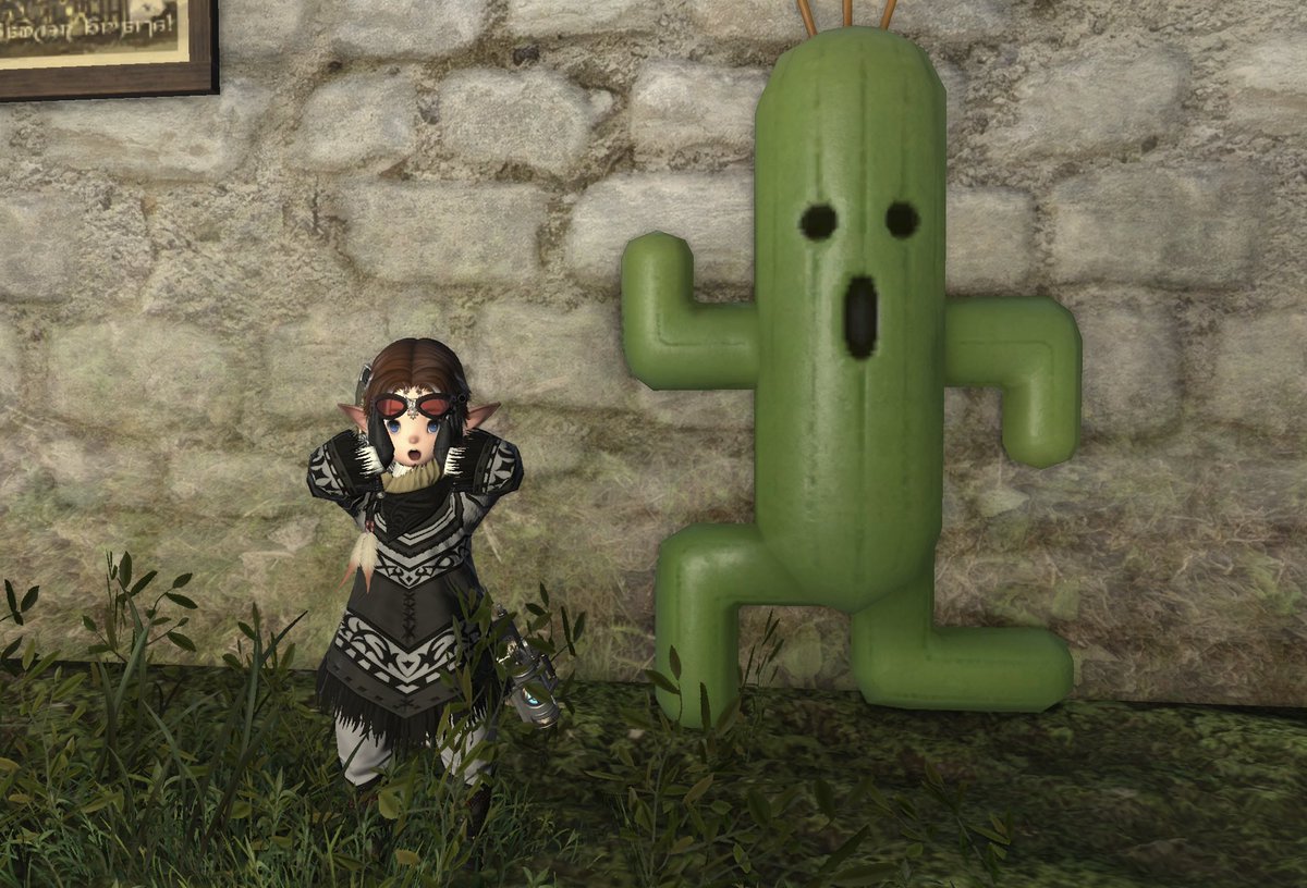 Pyronithious's tweet image. This emote is funny #FinalFantasyXIV