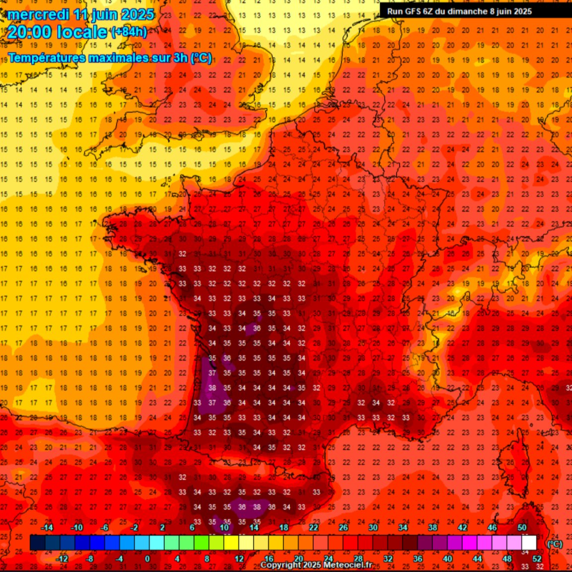Une preuve de plus.
➡️30°C le 1er mai.
➡️36°C le 30 mai.
➡️Et bientôt 38°C attendus le 11 juin.

Des températures qui, dans mon enfance, étaient remarquables au cœur de l'été.
Aujourd’hui, elles nous semblent habituelles.

Ces trois épisodes sont dans la lignée de l'évolution de