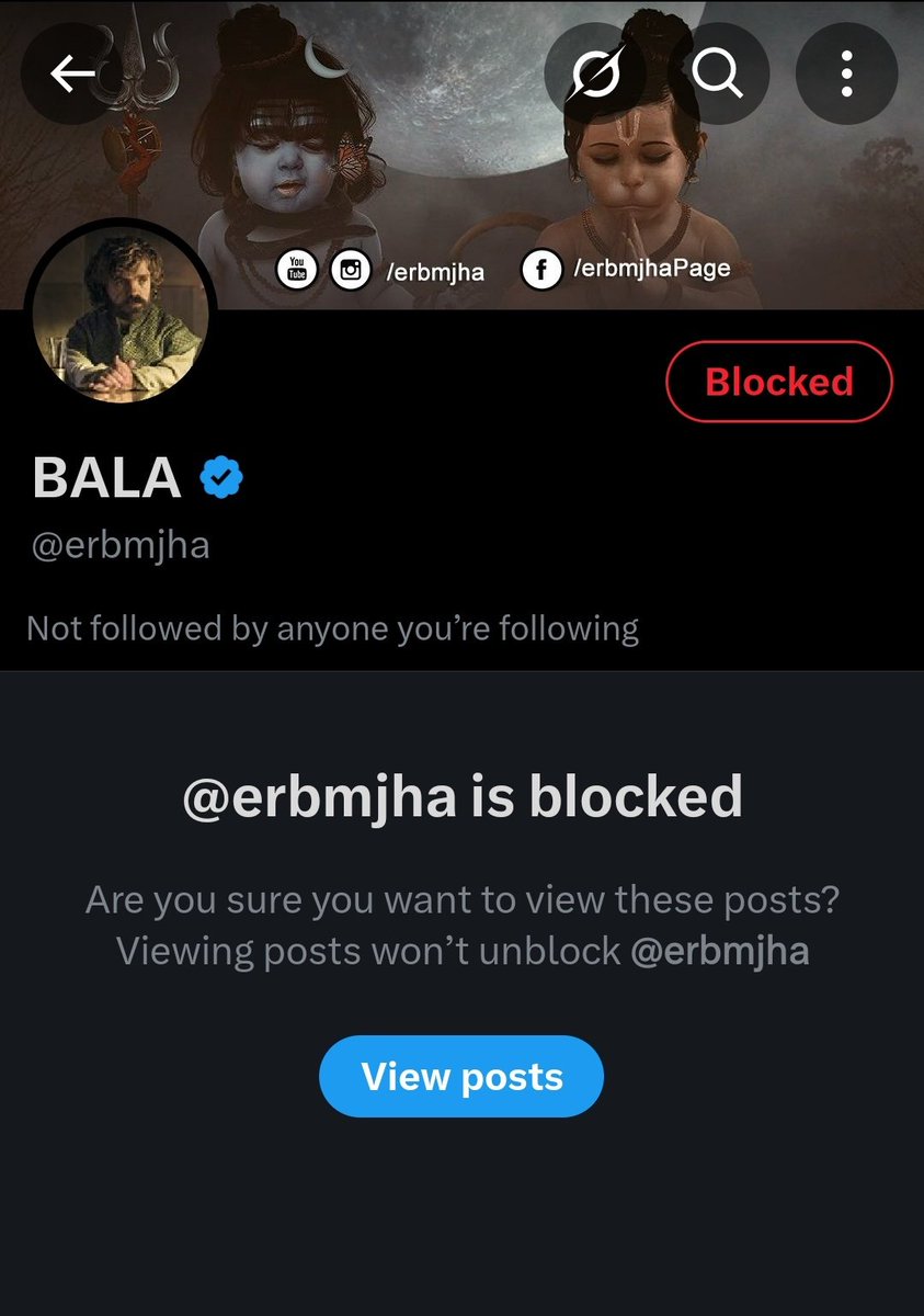 Team Rising Falcons (@risingfalcons07) on Twitter photo These people try to provoke you.
When you reply or quote their tweets, they get the engagement they crave. They win and you lose.
DonтАЩt give them what they want. If you really want to defeat hate, just BLOCK these accounts.
<a href="/MrSinha_/">Mr Sinha</a>
<a href="/erbmjha/">BALA</a>
<a href="/randomsena/">Randomsena</a>
<a href="/HPhobiaWatch/">Hindutva Knight</a>
Take These people try to provoke you.
When you reply or quote their tweets, they get the engagement they crave. They win and you lose.
DonтАЩt give them what they want. If you really want to defeat hate, just BLOCK these accounts.
<a href="/MrSinha_/">Mr Sinha</a>
<a href="/erbmjha/">BALA</a>
<a href="/randomsena/">Randomsena</a>
<a href="/HPhobiaWatch/">Hindutva Knight</a>
Take