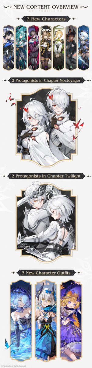 DNAbyss_EN's tweet photo. [Luno Spotlight] Second Closed Beta Test Preview

The Second Closed Beta Test will officially start at 10:00, June 12 (UTC+8).

Brand new main story, 7 new characters, new weapons, outfits, geniemons, updated gameplays and leisure gameplays... a new journey awaits you in the upcoming Second Closed Beta Test!

✦ Pre-registration:
https://t.co/jQ4MeioBAM

#DuetNightAbyss
#DNASecondCBT
