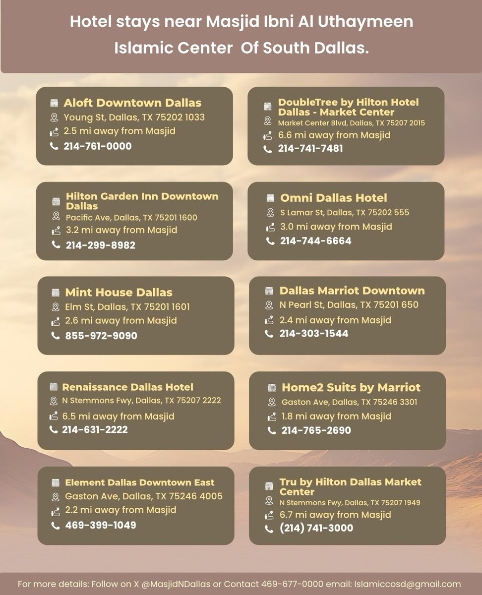 Islamic Center South Dallas (@masjidndallas) on Twitter photo Al hamdulillah, we are now excited 12 days away from this beautiful seminar. <a href="/hikmahpubs/">Hikmah Publications</a> <a href="/Mustafa_George/">Mustafa George</a> <a href="/anwarphilly/">Anwar Wright</a> The books for this seminar will be available for purchase in a few days. إن شاء الله Al hamdulillah, we are now excited 12 days away from this beautiful seminar. <a href="/hikmahpubs/">Hikmah Publications</a> <a href="/Mustafa_George/">Mustafa George</a> <a href="/anwarphilly/">Anwar Wright</a> The books for this seminar will be available for purchase in a few days. إن شاء الله