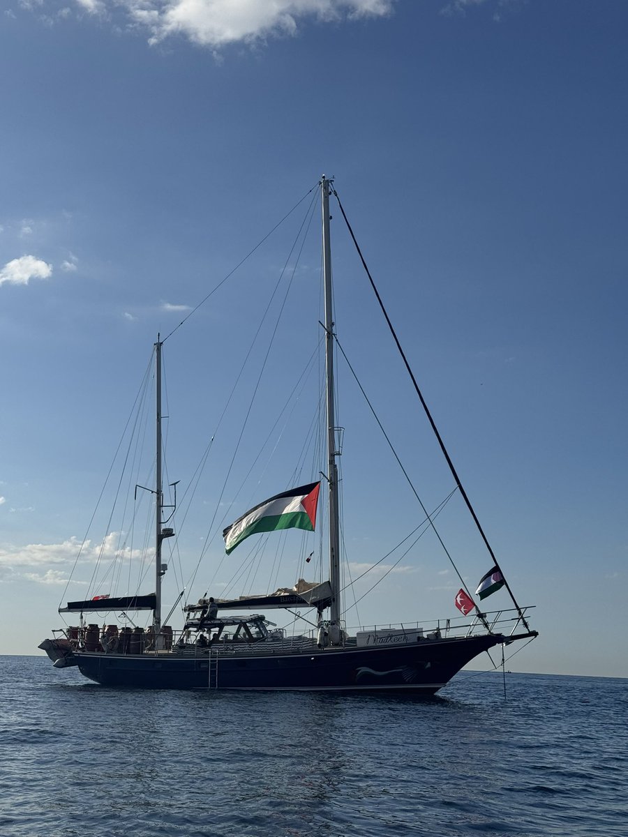 Suppressed News. (@suppressednws) on Twitter photo โก๏ธ๐ซ๐ท๐ฎ๐ฑJUST IN:
According to Israeli sources, Israel has so far refrained from attacking the Madleen because European diplomat Rima Hasan <a href="/RimaHas/">Rima Hassan</a> is aboard. The ship is expected to enter Palestinian territorial waters off Gaza in the coming hours. At that point, Israel plans to โก๏ธ๐ซ๐ท๐ฎ๐ฑJUST IN:
According to Israeli sources, Israel has so far refrained from attacking the Madleen because European diplomat Rima Hasan <a href="/RimaHas/">Rima Hassan</a> is aboard. The ship is expected to enter Palestinian territorial waters off Gaza in the coming hours. At that point, Israel plans to