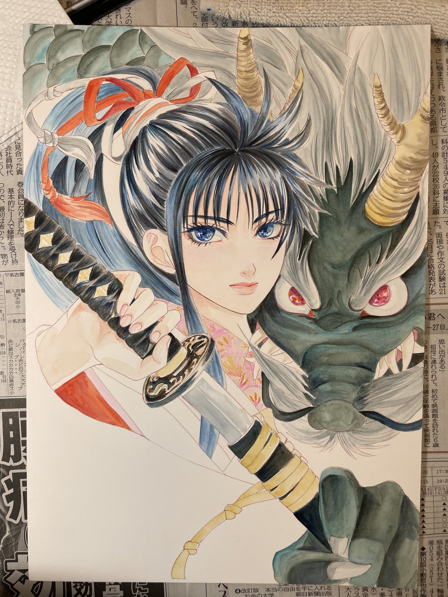 アナログイラスト とばさわ on X: 