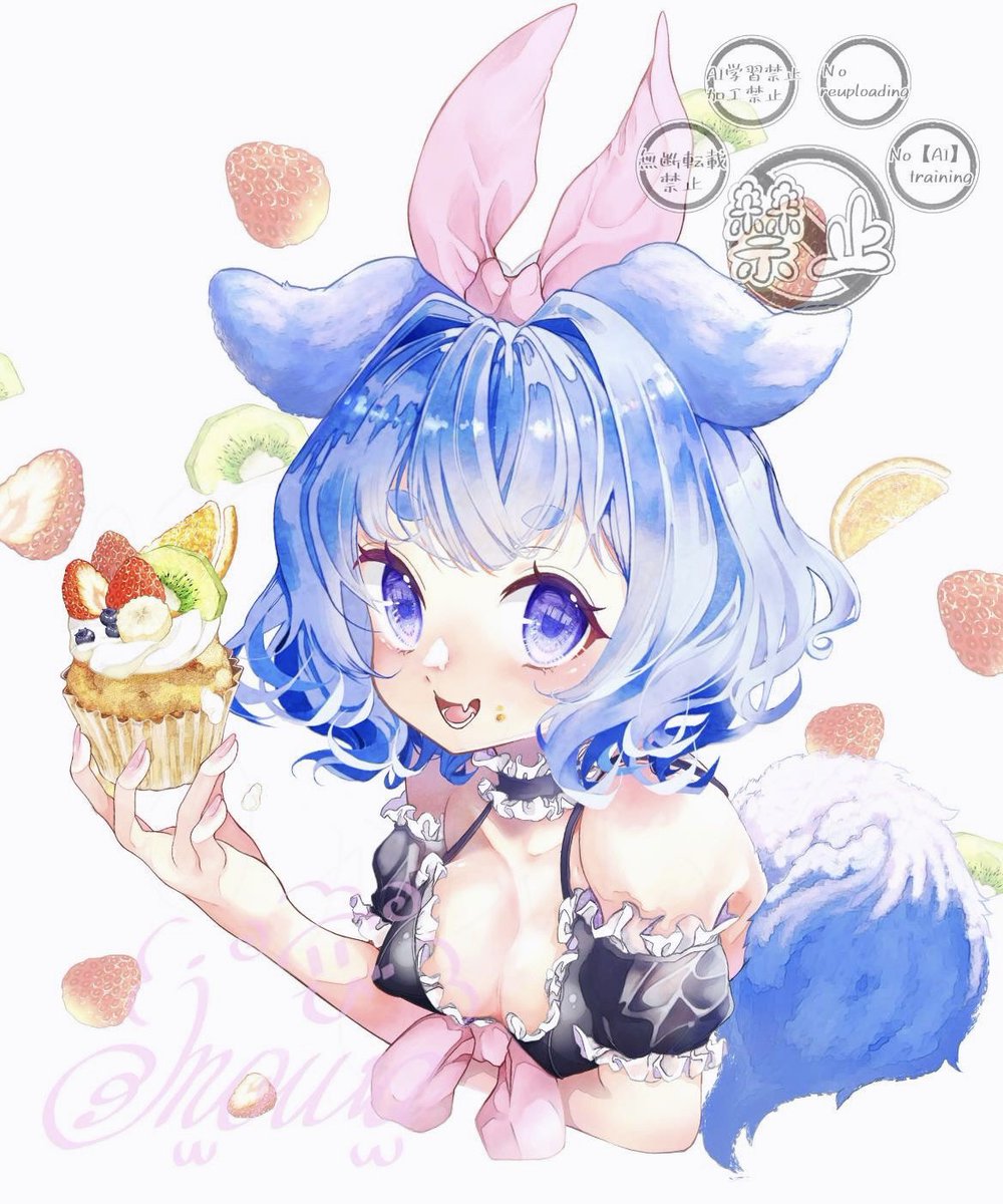 リクエストいただいた戌都 うた🐶🫖ちゃん

久しぶりに人間描いた！
楽しかったたたた。

美味しいものいっぱい食べてくれ～🍓🧁

#いぬとお絵描き