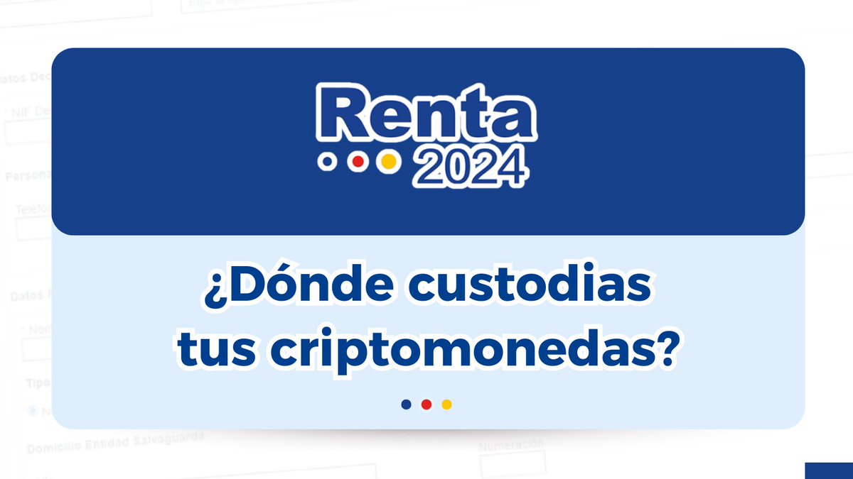 HACIENDA y CUSTODIA 🔐

Lo sé. Quieres que Hacienda sepa lo menos posible sobre tus cripto.

Todo depende de dónde las custodias.

Te lo explico. Dentro hilo 🧵👇