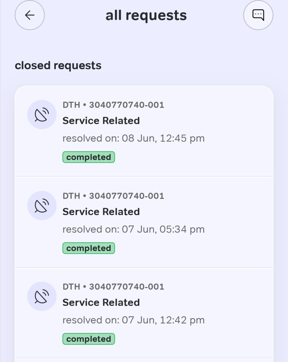 KalaiRandyy's tweet photo. @Airtel_Presence
Worst experience raised DTH shifting on 06.06.2025 engineer assigned after minutes complaint closed resolved no one visited..
. 
Today also facing same issue still now no one visited https://t.co/aXQLWtdj1K