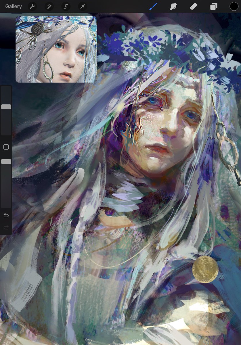 clariondeluna's tweet image. #eldenringnightreign #Revenant wip