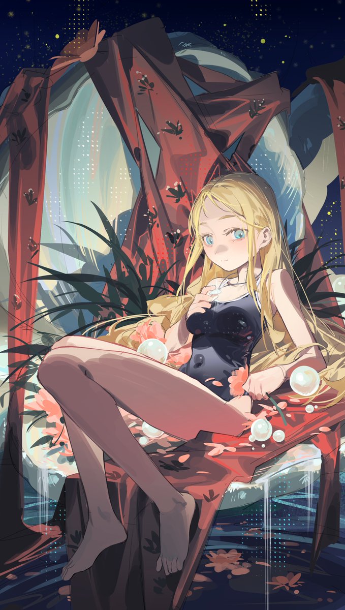 DBF_Omuless's tweet image. Day68 輪廻
#100日チャレンジ #サマータイムレンダ #SummerTimeRendering #小舟潮