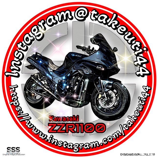 yoshi_4486_rz's tweet image. 新しいステッカーデザイン出来上がりました。今回もとても良いです♪
#zzr1100
#zzr
#zx11