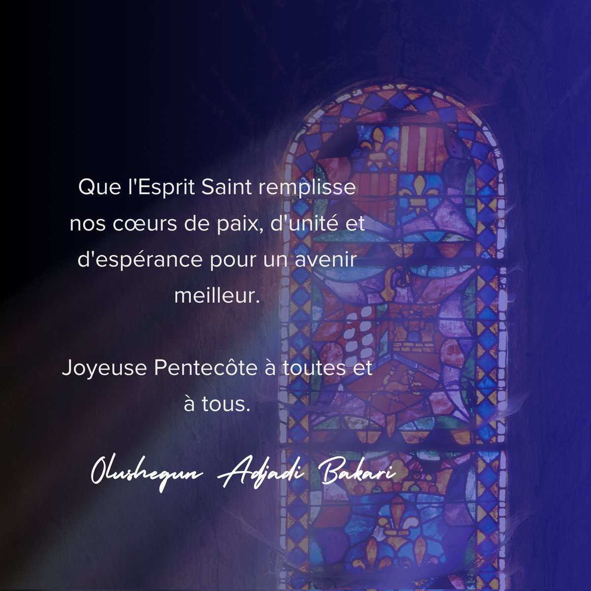 Joyeuse fête de la Pentecôte !